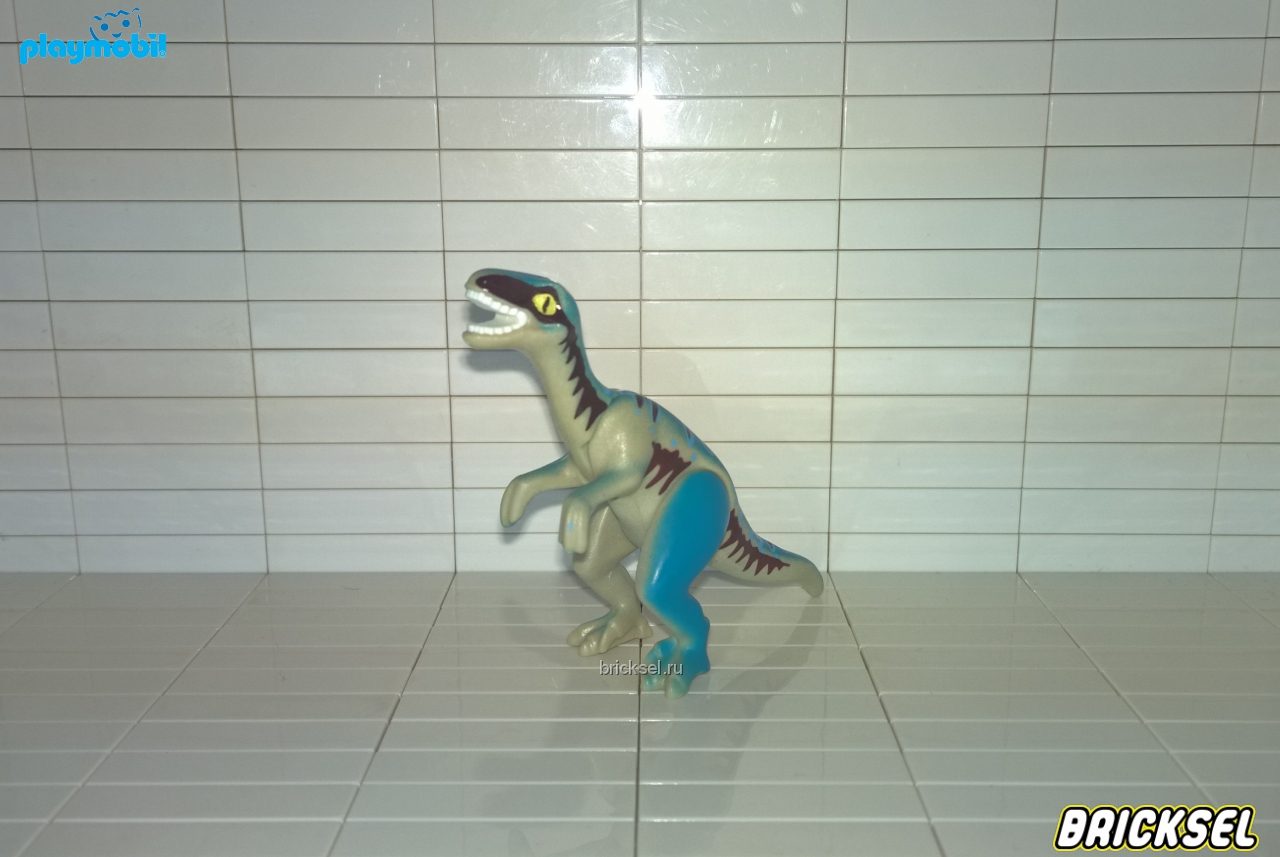 Плеймобил Динозавр-хищник с затерянного острова, фигурка динозавра с подвижной шеей и ногами (вероятнее всего Ставрикозавр), Playmobil, не частый