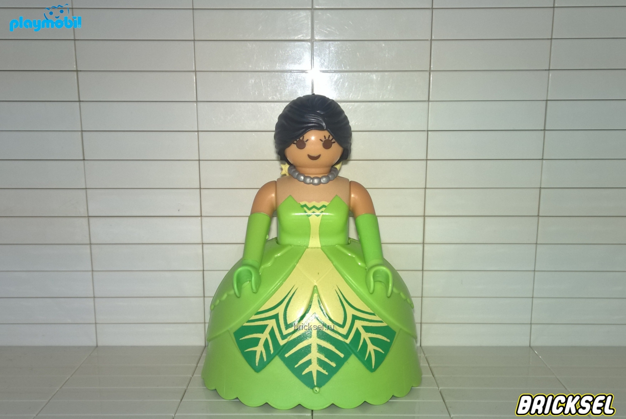 Плеймобил Принцесса в салатовом платье (платье съемное), Playmobil, не частая