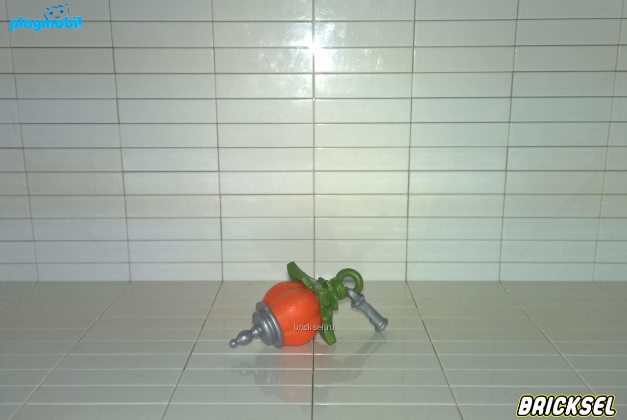 Плеймобил Фонарь Тыква с креплением оранжевый, Playmobil, редкий