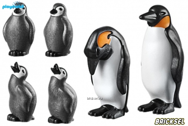 Набор Playmobil 6649pm: Зоопарк Семья пингвинов