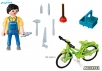 Плеймобил Набор Playmobil 4791pm: Мастер с инструментами на велосипеде, Playmobil