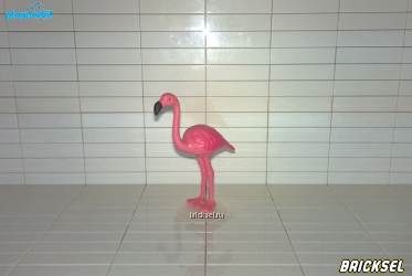 Фламинго розовый (с подставкой)