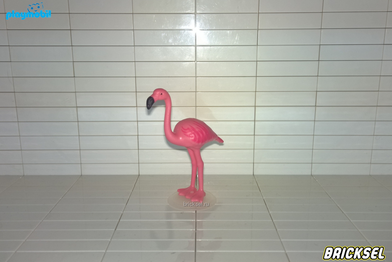 Плеймобил Фламинго розовый (с подставкой), Playmobil, редкий