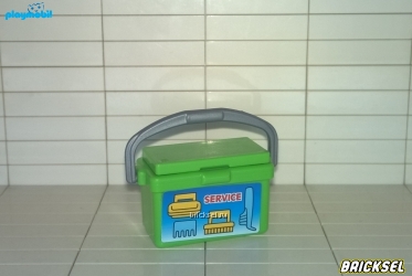 Плеймобил Чемоданчик для щеток зеленый, Playmobil