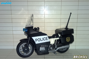 Полицейский мотоцикл черный