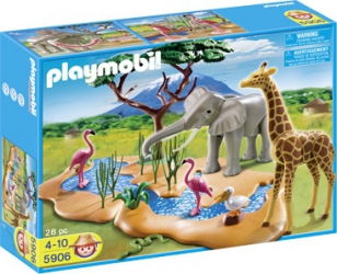 Набор Playmobil 5906pm: Дикая жизнь у водопоя