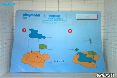 Плеймобил Инструкция к набору Playmobil 5906pm: Дикая жизнь у водопоя, Playmobil, раритет