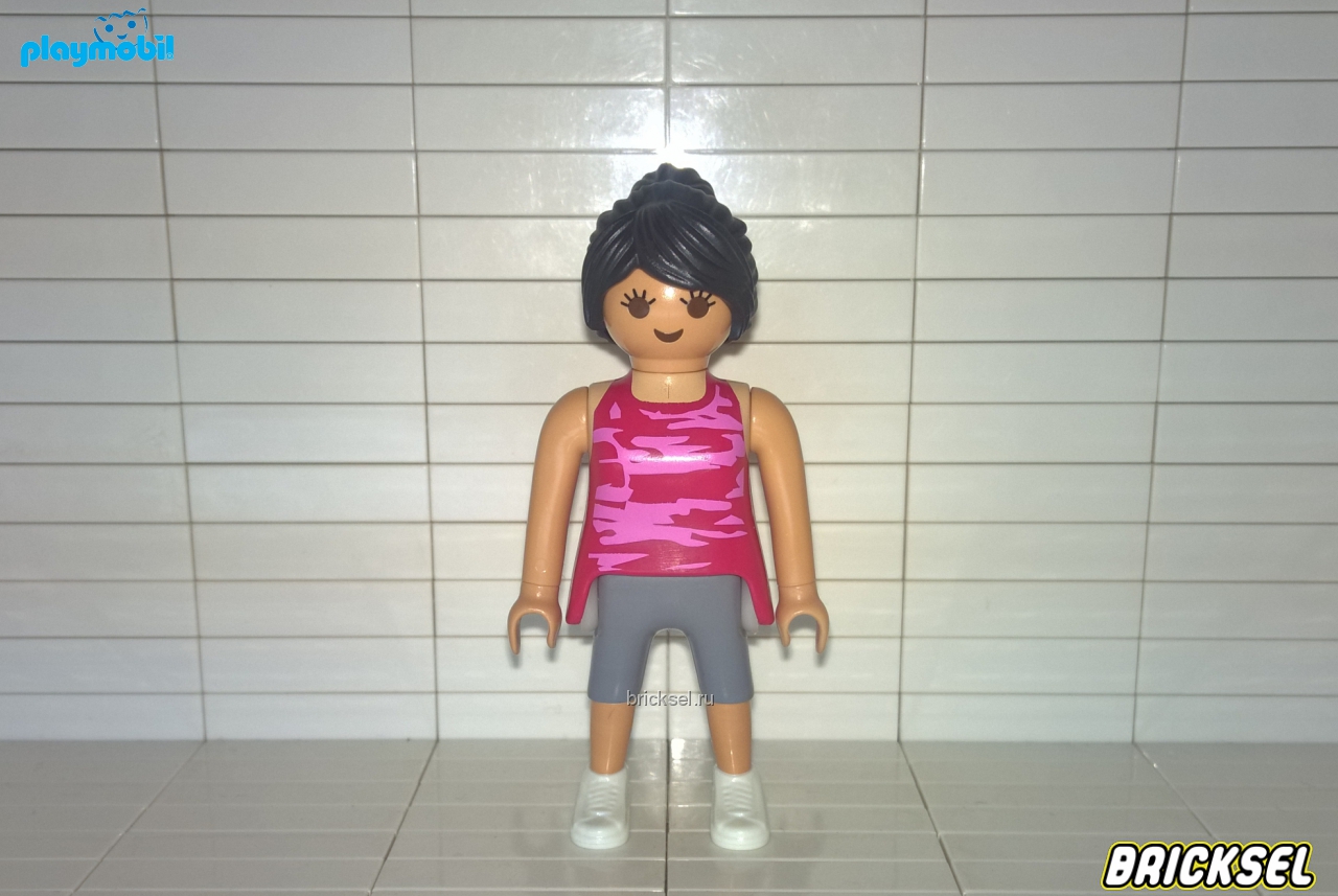 Плеймобил Женщина в спортивном костюме для фитнеса, Playmobil, не частая