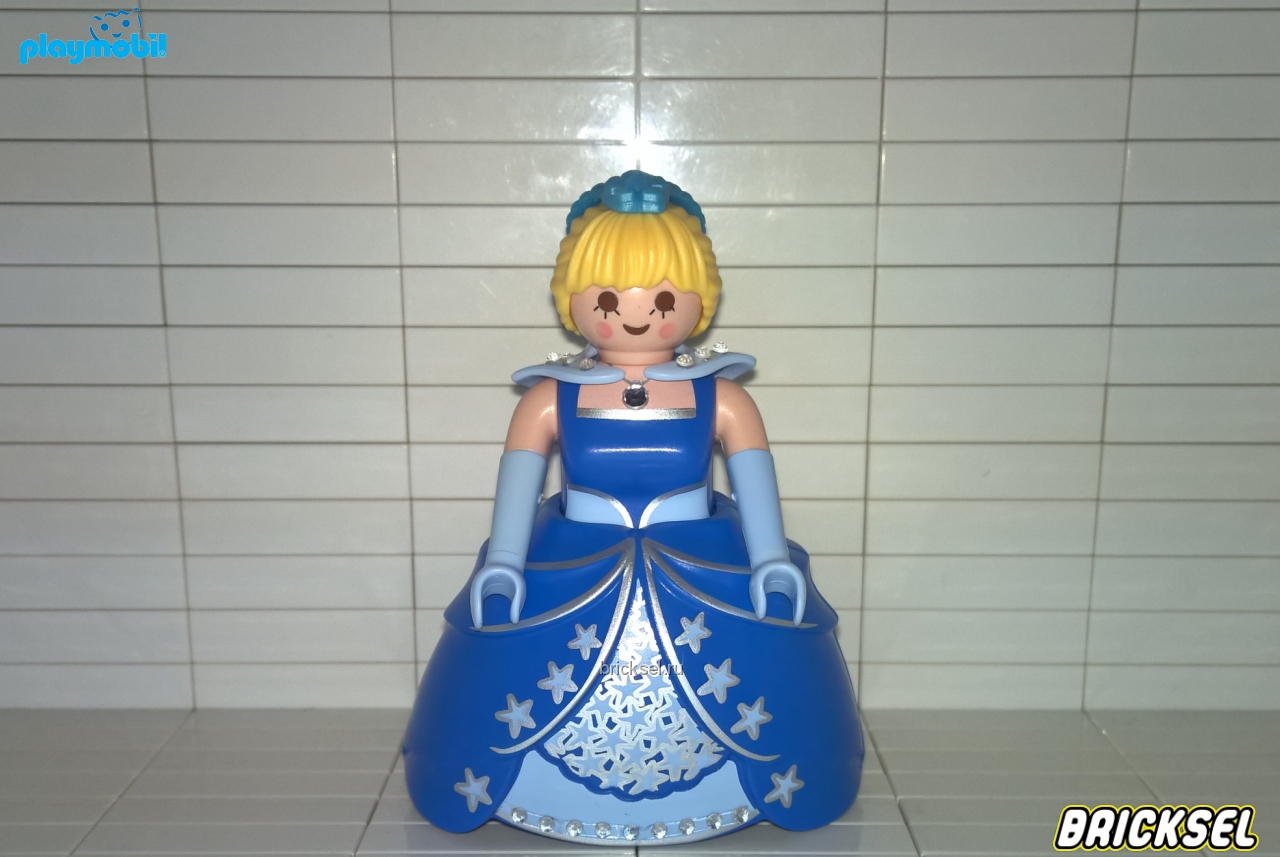 Плеймобил Королева в синем пышном платье (платье снимается), Playmobil, очень редкая