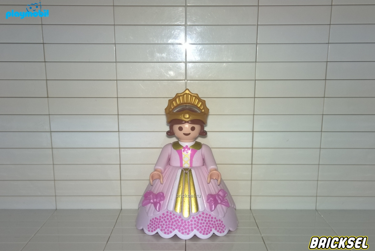 Плеймобил Принцесса в пышном розовом платье (платье пластиковое, снимается), Playmobil