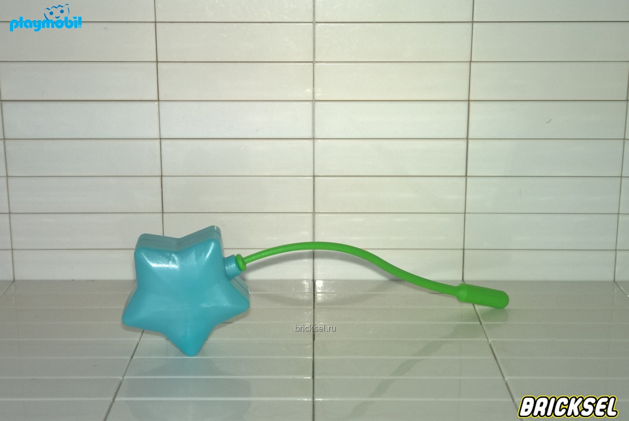 Плеймобил Воздушный шарик звезда голубая на зеленой веревочке, Playmobil, очень редкий
