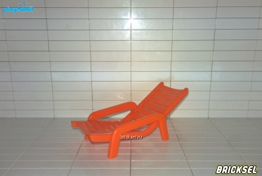 Плеймобил Лежак оранжевый, Playmobil, редкий