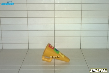 Плеймобил Рупор темно-желтый с буквами A, B, C, Playmobil, не частый