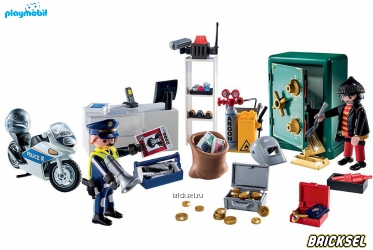 Набор Playmobil 9007pm: Набор-календарь. Полицейская операция - украденные украшения
