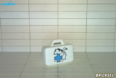 Плеймобил Ветеринарный чемоданчик белый, Playmobil, очень редкий