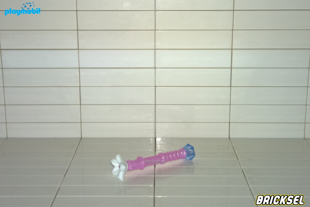 Плеймобил Волшебная палочка Феи Цветов розовая к голубым кристаллом и цветочком, Playmobil, очень редкая