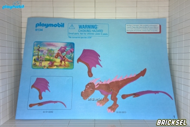 Инструкция к набору Playmobil 9134: Дружелюбный дракон с ребенком