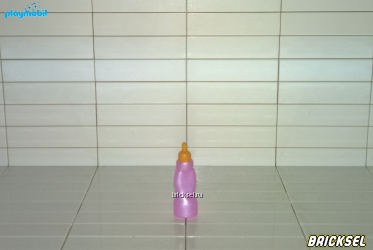 Плеймобил Бутылочка для кормления розовая перламутровая, Playmobil, очень редкая