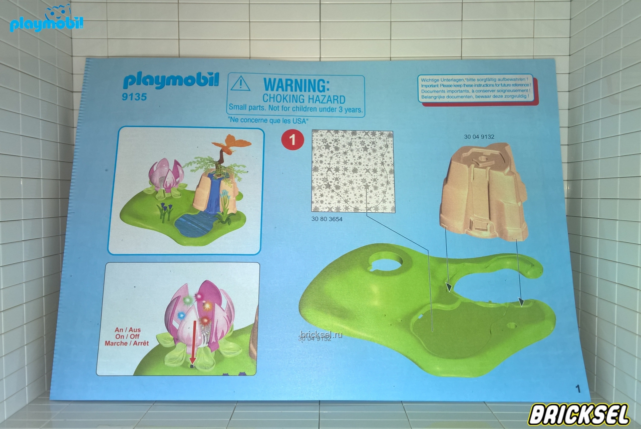 Плеймобил Инструкция к набору Playmobil 9135 Феи: Глен - мистическая фея, Playmobil