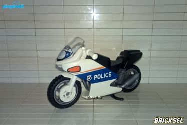 Плеймобил Полицейский мотоцикл, Playmobil, редкий