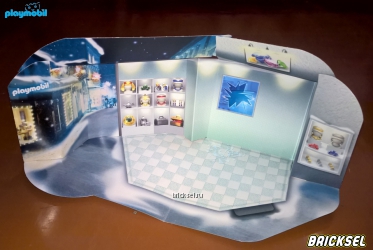 Плеймобил Раскладной 3Д фон ограбление Антикварного магазина, Playmobil, редкий