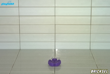 Плеймобил Цветочек пятилистный плоский фиолетовый, Playmobil, редкий