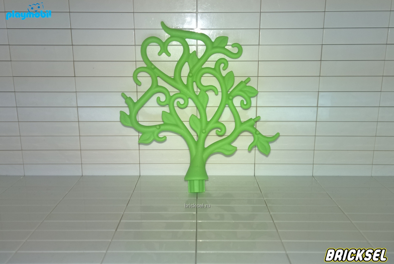 Плеймобил Вьющееся растение малое, волшебное, декоративное дерево светло-зеленое, Playmobil, редкое