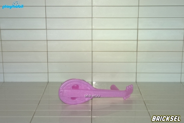 Волшебная гитара перламутровая светло-розовая