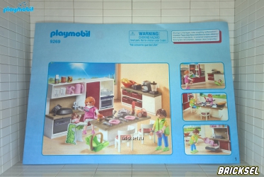 Инструкция к набору Playmobil 9269 Кукольный дом: Кухня