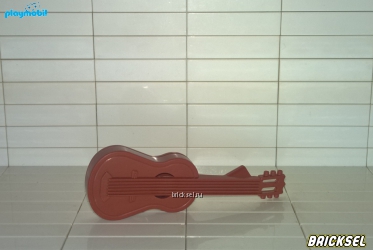 Плеймобил Шестиструнная гитара коричневая, Playmobil, очень редкая