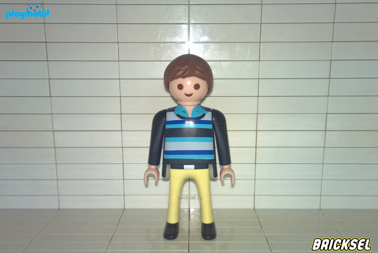 Плеймобил Мужчина в полосатом свитере, Playmobil, редкий