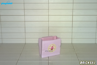 Плеймобил Пакет подарочный кондитерской светло-розовый, Playmobil, редкий