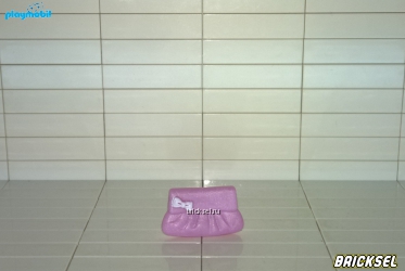 Плеймобил Сумочка-клатч розовая перламутровая, Playmobil, очень редкий