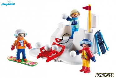 Набор Playmobil 9283pm: Игра в снежки
