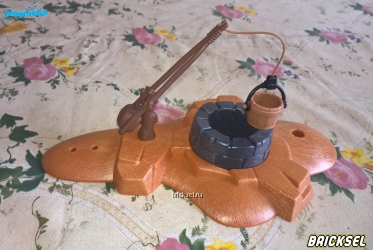Плеймобил Пластина Оазис с колодцем, околотком и ведром, Playmobil