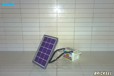 Солнечная батарея с белым аккумулятором