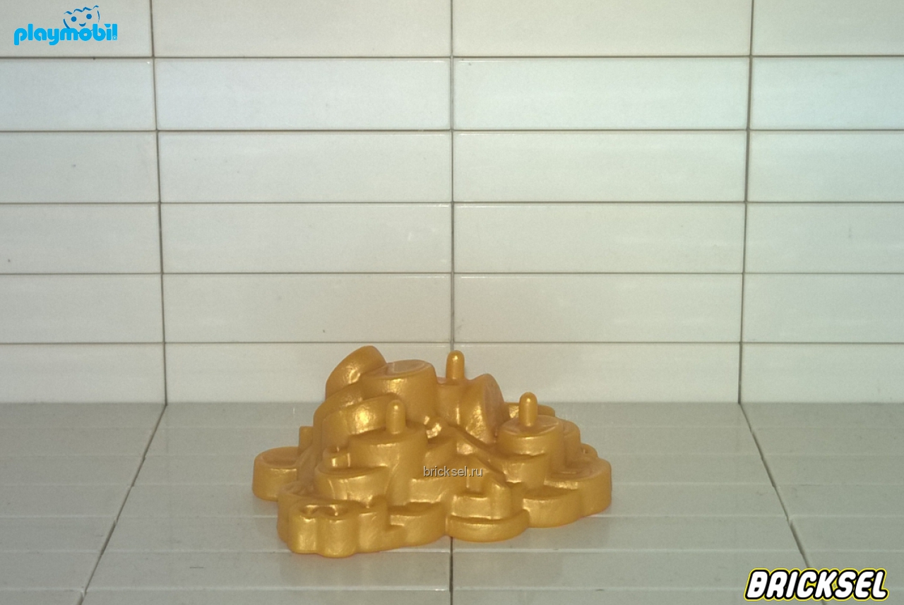 Плеймобил Сокровище большое со штырьками для камней золотое, Playmobil