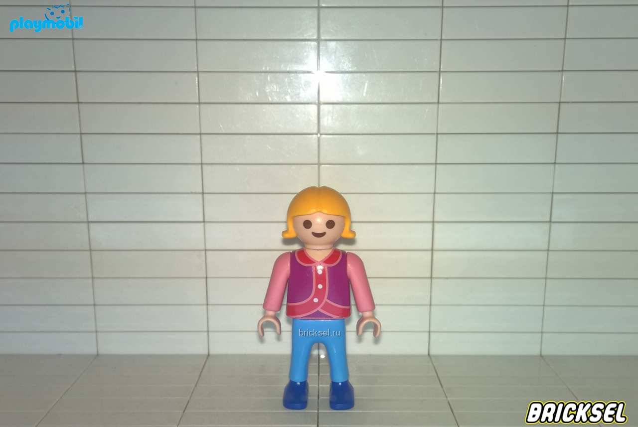 Плеймобил Девочка в фиолетовой жилетке, Playmobil