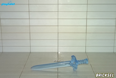 Ледяной меч прозрачный светло-синий