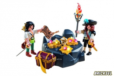 Набор Playmobil 6683pm: Пиратский тайник с сокровищами
