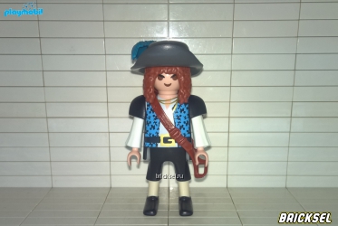 Плеймобил Морской офицер с каштановыми волосам, Playmobil