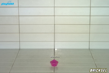 Плеймобил Камень драгоценный малый малиновый на цветочный штырек, Playmobil
