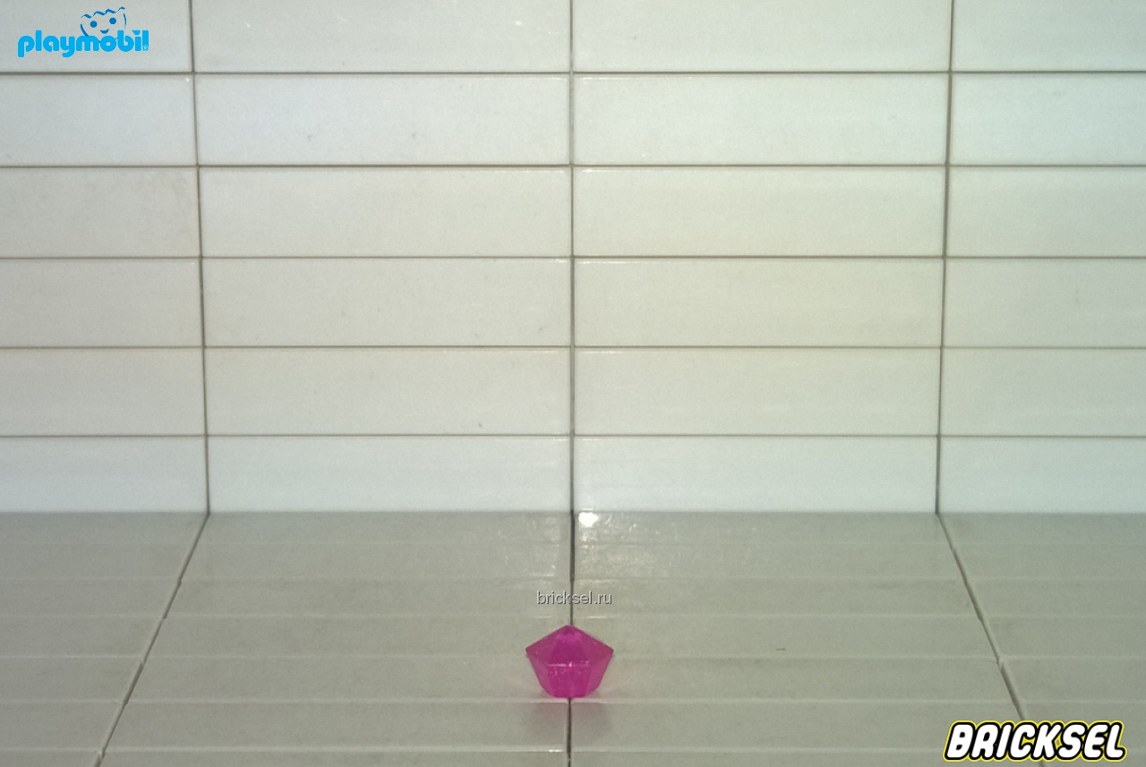 Плеймобил Камень драгоценный малый малиновый на цветочный штырек, Playmobil