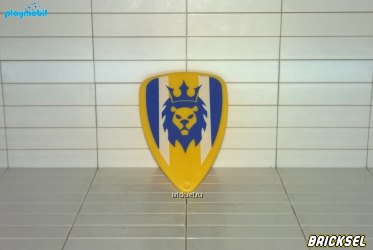 Щит ордена рыцарей льва желто-синий