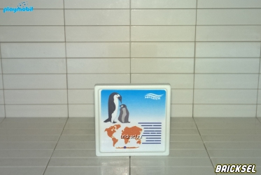 Табличка дельфинария пингвины белая