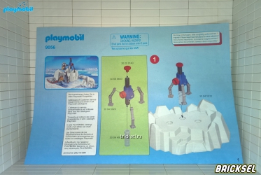 Инструкция к набору Playmobil 9056pm: Полярный рейнджер с белыми медведями