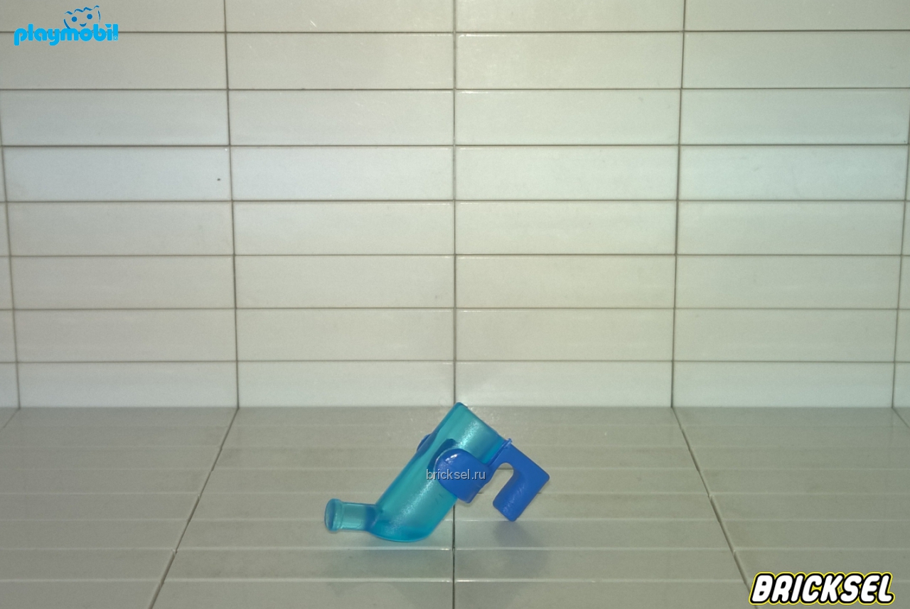 Плеймобил Поилка для мелких домашних животных прозрачная синяя, Playmobil