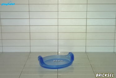 Плеймобил Поднос овальный синий прозрачный, Playmobil