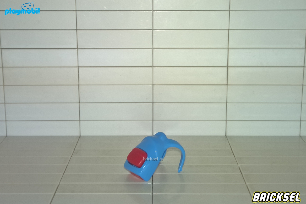 Плеймобил Рюкзак голубой с красным карманом, Playmobil