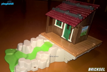 Плеймобил Горная хижина на скалах с зеленой тропинкой, Playmobil